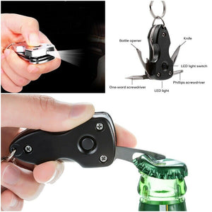 Pocket Keychain Tool Kit Flashlight
