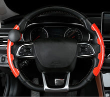 Load image into Gallery viewer, Steer Assist Carbon Fiber Steering Wheel Cover With Steering Assist
