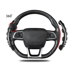 Steer Assist Carbon Fiber Steering Wheel Cover With Steering Assist
