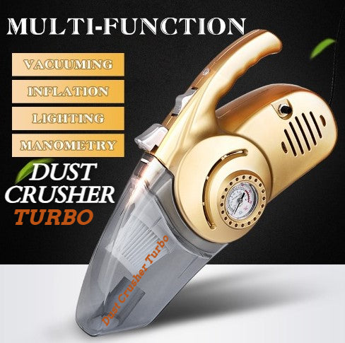 Dust Crusher Turbo Car Vacuum and Tire Inflator