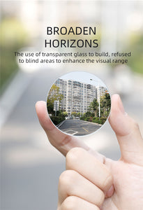 Round Convex Blind Spot Mirror HD Glass (2 Piece)