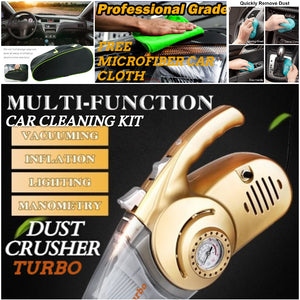 Dust Crusher Car Vacuum Car Cleaning Kit